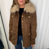 CASACO NOBUCK GOLA PELO