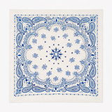 ECHARPE BANDANAS AZUL