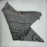 ECHARPE BANDANAS CINZA