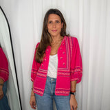 KIMONO ROSA BORDADOS