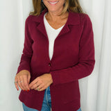 BLAZER MALHA BORDEAUX