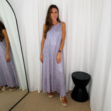 VESTIDO MALHA SEDA TURQUESA ESPINHA