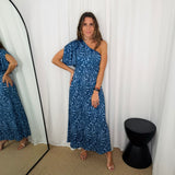 VESTIDO ESTAMPADO ASSIMÉTRICO