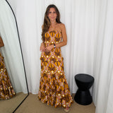 VESTIDO PALMEIRAS MOSTARDA