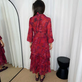 VESTIDO FLORES CORAL