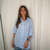 CAMISA ALGODÃO AZUL CLARO