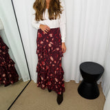 SAIA BORDEAUX ESTAMPADA