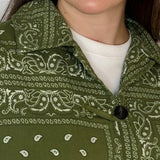 CASACO BANDANAS VERDE