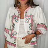 KIMONO BRANCO BORDADOS