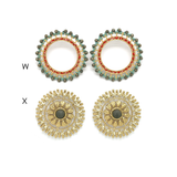 BRINCOS AÇO INOXIDÁVEL E PEDRAS NATURAIS