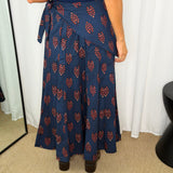 SAIA NAVY ESTAMPADA
