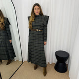 VESTIDO FAZENDA ESCOCÊS VERDE