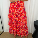 VESTIDO FLORES FOLHOS