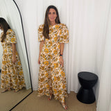 VESTIDO AMARELO FLORES