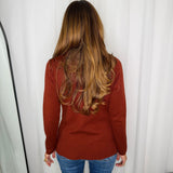 BLAZER MALHA TERRACOTA