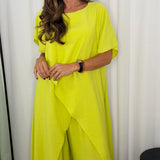 CONJUNTO ALINHADO VERDE LIMA