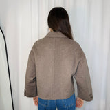 CASACO FAZENDA TAUPE