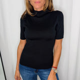 T-SHIRT MALHA PRETO