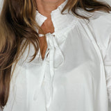 TÚNICA BRANCA RENDA