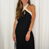 VESTIDO HALTER PRETO