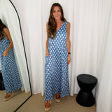VESTIDO MALHA SEDA AZUL