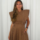 CONJUNTO TOP E SAIA VICHY