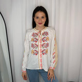 CAMISA CRU COM BORDADOS