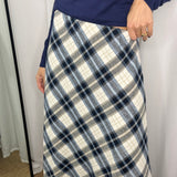 SAIA ESCOCÊS BRANCA E AZUL