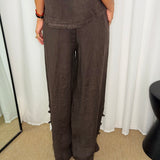 CONJUNTO LINHO CASTANHO