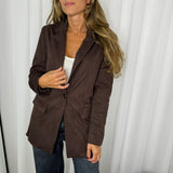 BLAZER CAMURÇA CASTANHO