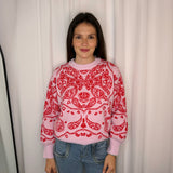 CAMISOLA MALHA CORNOCÓPIAS VERMELHO