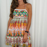 VESTIDO CURTO ESTAMPADO