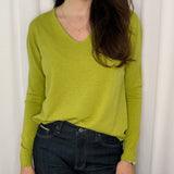 CAMISOLA MALHA VERDE PISTÁCHIO