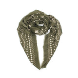 ECHARPE BANDANAS CAQUI