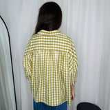 CAMISA OVERSIZED VICHY VERDE