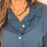 CAMISA ALGODÃO AZUL MARINHO