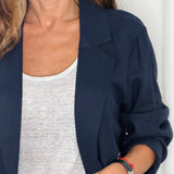 BLAZER LINHO AZUL MARINHO