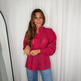 TÚNICA BORDADA FRAMBOESA