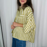 CAMISA OVERSIZED VICHY VERDE