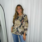 TÚNICA ESTAMPADA FLORES