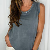 TOP CINZA TACHAS