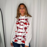 CAMISA BORDADOS VERMELHOS