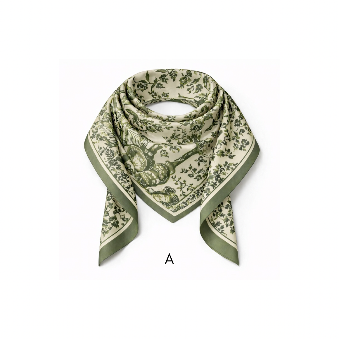 LENÇOS FLUÍDOS ESTAMPADOS