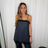 TOP ESCOCÊS COM RENDA