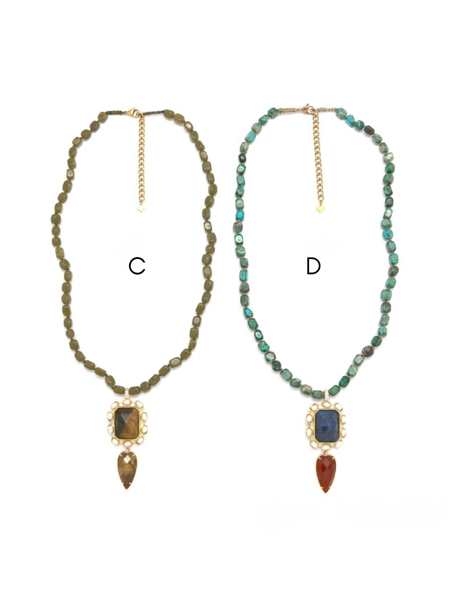 COLARES PEDRAS NATURAIS