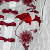 CAMISA BORDADOS VERMELHOS