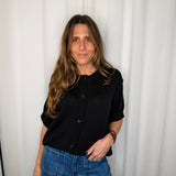 CARDIGAN ALGODÃO PRETO