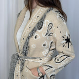 KIMONO MALHA BEGE FRANJAS