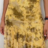 VESTIDO FLORES AMARELO