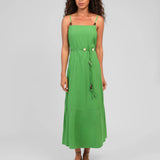 VESTIDO VERDE PEDRAS